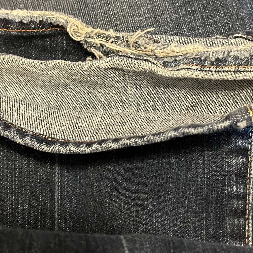 7 For All Mankind Low Rise Dark Blue Flare Bootcut Jeans size 27 - Picture 10 of 10